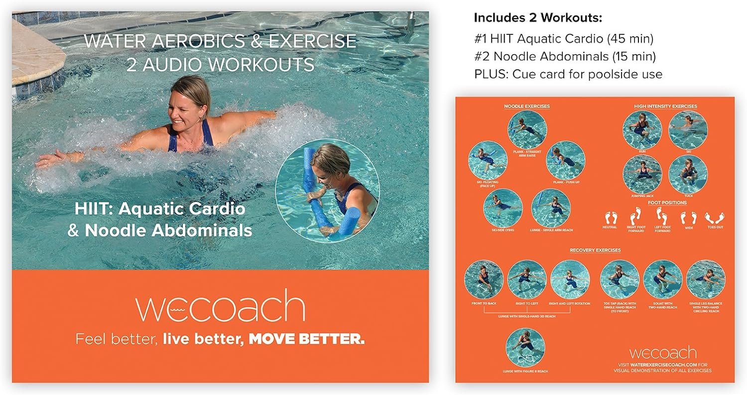 2 Water Workouts HIIT Aquatic Cardio & Noodle Abdominals Review