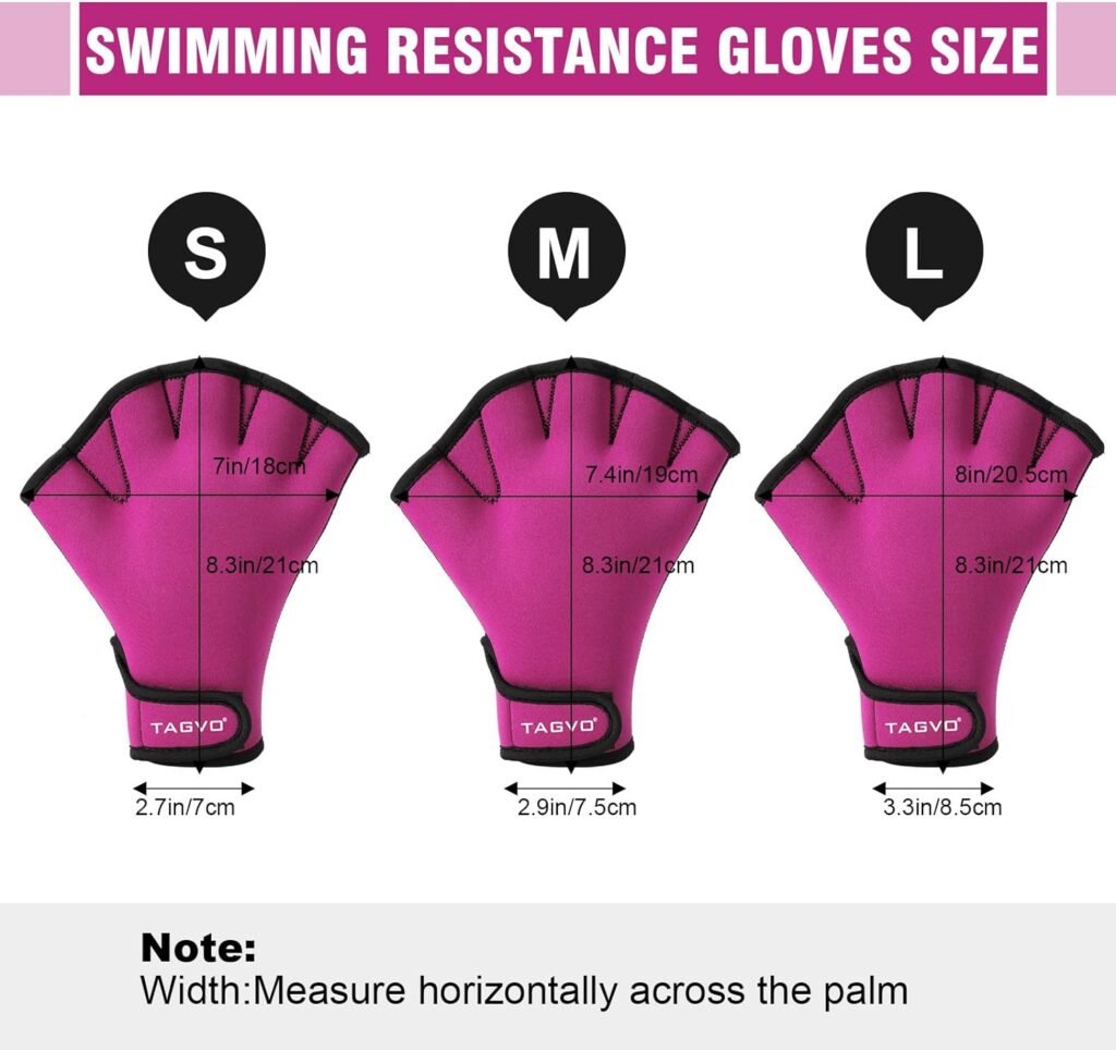 Aquatic Gloves for Helping Upper Body Resistance, Webbed Swim Gloves Well Stitching, No Fading, Sizes for Men Women Adult Children Aquatic Fitness Water Resistance Training