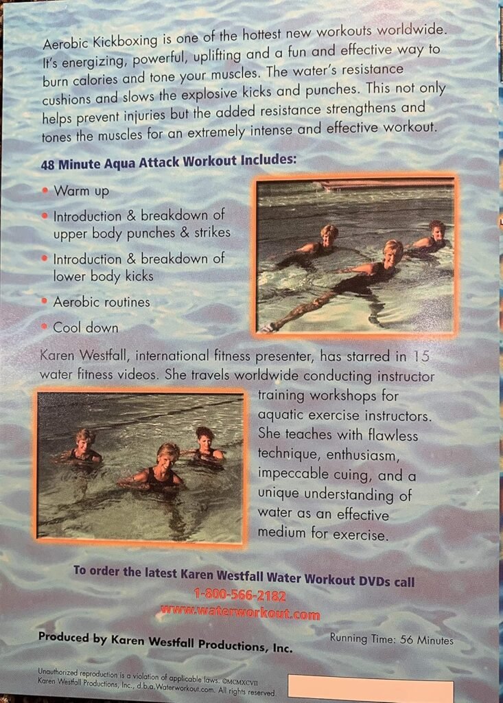 Aqua Attack Water Aerobics DVD with Karen Westfall